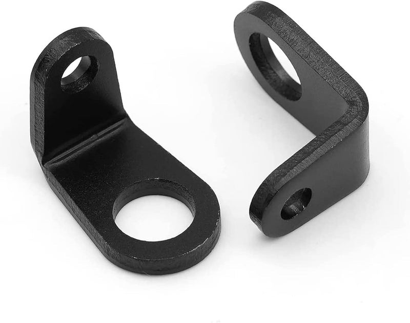 Techtek 5mm to 10mm hole L Shape Motorbike Turn Signal lights Mounting Brackets Relocation holder Motorcycle Turn Signals Brackets Universal compatible with Harley bmw honda motorcycle - Image 1
